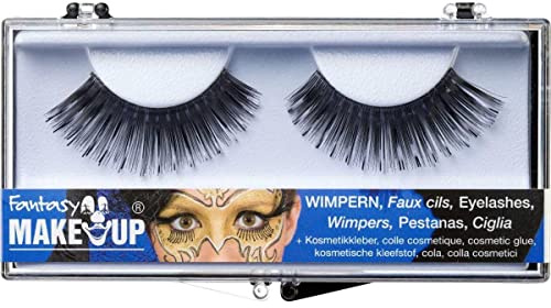 Festartikel Müller Kostüm Zubehör falsche Wimpern Karneval Fasching Halloween schwarz