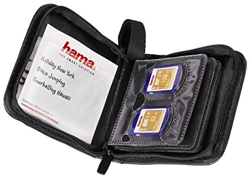 Hama 95980 12 SD/MMC Memory Cards Wallet - Black