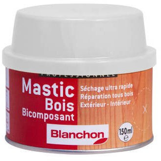 Mastic bi composant bois intérieurs/extérieurs pin 150 ml 2108703 BLANCHON