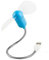 REY Mini Ventilador USB Azul con Cable Flexible de 17 Cm, Calificación Energética A+++