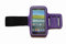 Sport-armband Lila, Fitness-hülle Running Handy Tasche Case für Apple ipod touch g iphone 3 4 5 S C, Samsung Galaxy 3 und 4 mini, Huawei Y330, Nokia Lumia 530, 532 mit Kopfhöreranschluss - Dealbude24 (Lila)
