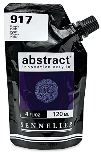 Sennelier Abstract Innovative Acrylic Artist Paint Pouch 120ml (917 Purple)