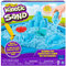 Kinetic Sand Sandbox Set - mit 454g magischem kinetischem Sand aus Schweden in Blau, 3 Förmchen und Schaufel für kreatives Indoor Sandspiel, ab 3 Jahren