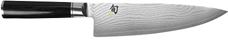 Shun Cuchillería Classic 8 Western Cook’s Cuchillo; Cuchillo de Cocinero para Trabajo Pesado con ángulo de Corte de 22; Elaborado por Expertos