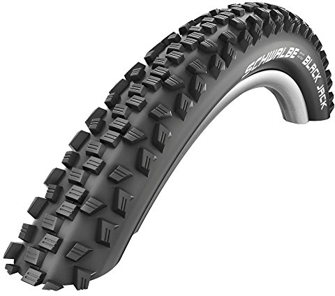 Schwalbe Fahrradreifen Black Jack K-Guard 47-406 B/B-SK HS407 SBC 50EPI, Schwarz, 20 x 1.90
