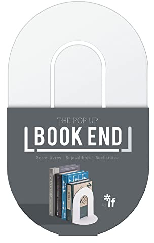 IF The Pop-Up Book End, Single Bookend, Contemporary Colours - White