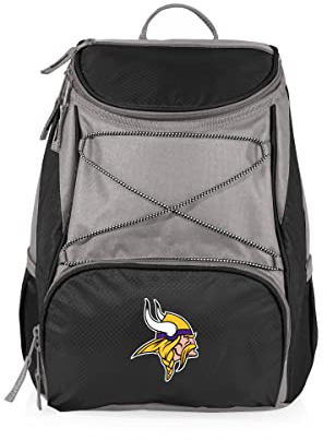NFL Minnesota Vikings Digital Print PTX Cooler, One Size, Black