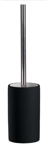 Kleine Wolke WC-Bürsten-Halter, Pur Schwarz