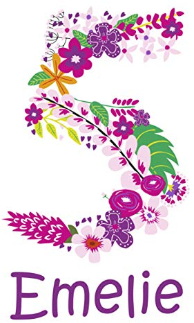 MissRompy Geburtstag DTF Bügelbild Blumen (863) für dunkle und helle Stoffe Zahl groß Aufbügler Alter Bügelbilder Applikation Aufbügelbild