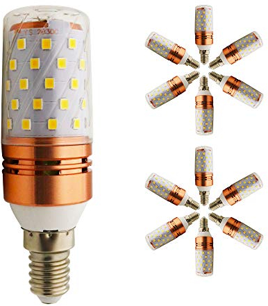 E14 Led 12w Warmweiß Licht 3000K LED Lampen Mais Glühbirnen 120W Entspricht Glühbirnen Nicht dimmbar 1200Lm Kleine Edison Kerze Leuchtmittel (12er-Pack)