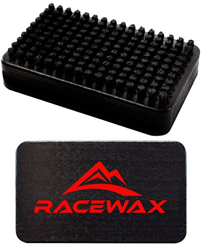 RaceWax Ski Belagsbürste BaseBrush Rosshaar Bürste Ski Wachsbürste