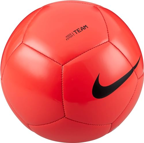 Nike Pitch Team - Sp21 Trainingsfußball Bright Crimson/Black 5