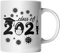 DragonHive Tasse - Abschluss Abi Class of 2021 Schule Abschluss - Geschenk Idee Kaffeetasse mit Spruch, Keramik 330ml, Tassenfarbe: Weiß