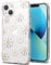Ringke Fusion Design Compatible with iPhone 13 Case, Transparent Hard Back with Holographic Floral Girls Women Design Panel Shockproof TPU Bumper Phone Cover - Daisy