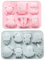 1 Set 2 Pz Stampo Per Torta in Silicone Di Halloween Tortiera Di Halloween Torta Di Halloween Stampo in Silicone Halloween Stampo Per Biscotti Gel Di Silice Bakeware Caramella