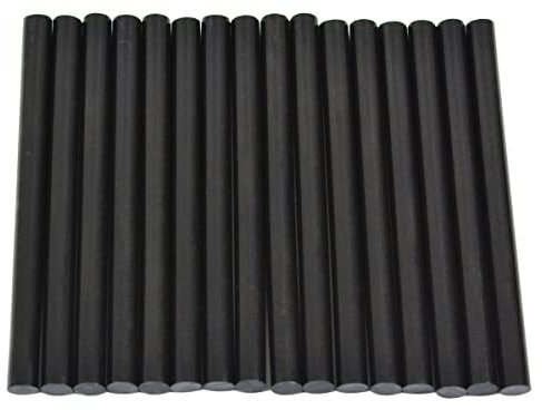 16 Pcs Keratin Gun Bond Glue Sticks for Professional Hair Extensions (Black)