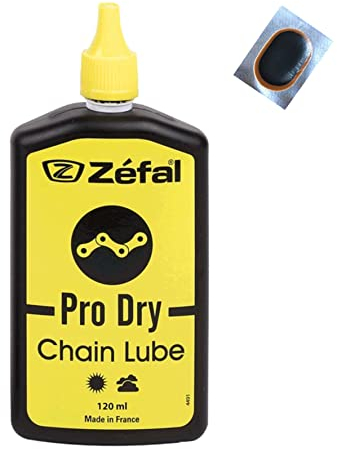 Pro Dry Lube Kettenöl Schmiermittel Trocken - 120 ml (Grundpreis 74,90 EUR/1 L) Fahrradkettenöl Fahrradöl inkl. Schlauchflicken