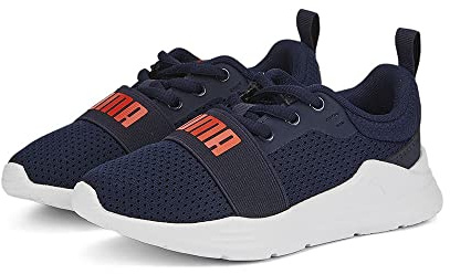 PUMA Wired Run PS, Unisex-Kinder Sneaker, Peacoat, 28 EU