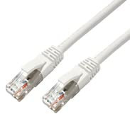 MicroConnect MC-UTP6A0025W CAT6A UTP-Netzwerkkabel, weiß, LSZH ungeschirmt, 0,25 m Kabellänge