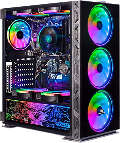 Veno Scorp Gaming PC Desktop Computer: i7-4770 3.90Ghz - 16GB RAM - GTX 1660 Ti 6GB - 256GB SSD - 1TB HDD - 500W 80+ PSU - NeonZilla 8 ARGB Gaming Case - WIFI WINDOWS 10