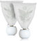 BigDean 2er Set Winterschutz Kübelpflanzensack 110 x 150 cm Pflanzenschutzsack Wintervlies Schutzhaube Vlieshaube für Pflanzen Winterabdeckung extra stark
