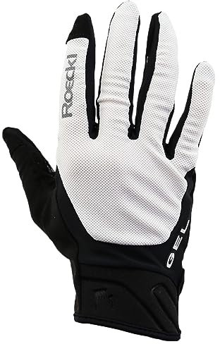 Roeckl Mori 2 Fahrrad Handschuhe lang weiß/schwarz 2026: Größe: 10.5