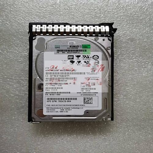MIDTY HDD para MSA 2TB 2.5 SAS 12Gb/S 64MB 7200RPM para disco duro interno para servidor HDD para J9F51A 787653-001