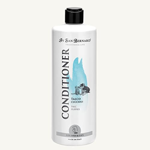 Talkum-Shampoo für Welpen - Shampoo für Katzen und Hunde - 500 ml - trägt zu einer sanften und reinigenden Wirkung bei, ideal für den Mantel des jungen Tieres - IV San Bernard
