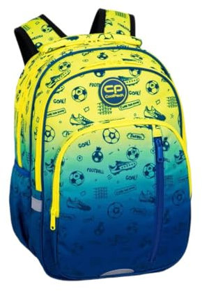 Coolpack F027339, Schulrucksack BASE FOOTBALL 2T, Multicolor, 44 x 29 x 16 cm