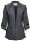 Only ONLKAYLE-ORLEEN 3/4 BLAZER TLR , Blazer Donna, Grigio (Medium Grey Melange), 34