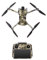 ZJRXM Mini 4 Pro Aufkleber Kit, DIY Kratzfest Schutz Skin Schutzfolie Aufkleber Protector Kit für DJI Mini 4 Pro Drone, Schutzfolie Aufkleber für DJI RC 2 (A)