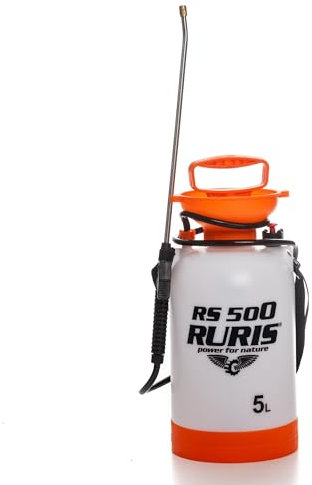 RURIS Pulverisateur Manuel RS 500 + 4 duses, Orange