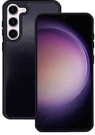 Lobwerk Anti Gravity Handy selbsthaftende Hülle für Samsung Galaxy S23 6.1 Zoll Case Cover Schutzhülle zum Kleben an Oberflächen