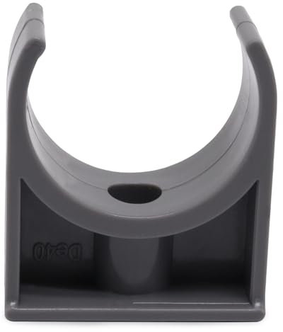 Lot de 30 colliers de serrage en PVC en forme de U pour tuyaux de 40 mm de diamètre extérieur