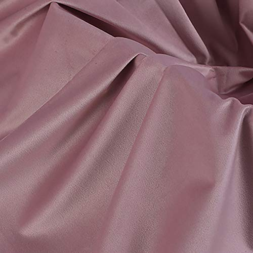 NIANTONG Samtstoff Weich Und Elegant Möbelstoff Polsterstoff Möbel Sitzbezug Stoff 150 cm Breit Meterware Verkauft(Color:Rosa)