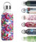 Chilly's Series 2 Gourde - Bouteilles isothermes en Acier INOX avec Double paroi, col Souple et poignée de Transport - Peony Tumble, 500ml