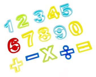 Operitacx 15St Knetspielzeug Zahlenteigwerkzeuge selber Machen Knete Kinder Jungen Mädchen Knetzubehör Kinder bastelset basteln für Kinder DIY Modellierwerkzeug Anzahl Lehrmittel