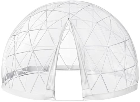 WANGYYDS Garten-Iglu-Kuppel, Gartenkuppel-Iglu, Garden Igloo Dome, Garden Dome Igloo, 12x7.2ft Gartenkuppel-Iglu, 3.6m Gartenkuppel Bubble Tent Dome, Transparentes Zelt Im Freien