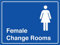 Umkleidekabine Für Damen, Blau Warnschild Blechschild Vintage-Dekoration Metallschild Metall Deko Blechschild Für Garten Cafe Garage M