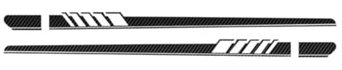 2 Stück Rennsportwagen Tür Seitenstreifen Rock Aufkleber Vinyl Aufkleber, für Audi A3 A4 A5 A6 A7 Q2 Q3 Q5 RS3 RS4 RS5 TT Zubehör