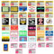 Malle Sticker Set 100 Stück – Lustige Mallorca & Party Aufkleber – Sauf Sticker, Festival Accessoires, Oktoberfest & JGA – jedes Motiv 2 mal