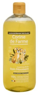 Corine de Farme - Bain Moussant Disney, Roi Lion - Gel Douche Vanille pour Enfant dès 3 Ans - Formulation Clean Beauty, Fabrication 100% Française - 500 ml