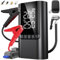 COCCKO Booster Batterie Voiture 6000A 10000mAh-Démarreur de Batterie 12V Essence & Diesel–Compresseur d'Air 150PSI avec Affichage Intelligent–Chargeur USB Rapide–Éclairage LED & Mode SOS–Portable