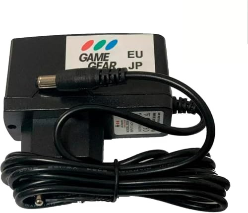 micompuTer Adaptateur Secteur compatible avec Sega Game Gear, câble extra long, 2 m, alimentation, chargeur, pièce de rechange, remplacement, Adaptateur de charge GameGear