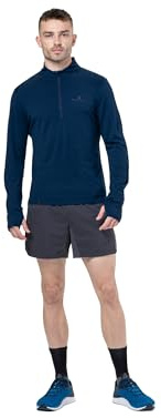 Ronhill Running, Men's Tech Merino 1/2 Zip, Dark Navy/Oxide, S