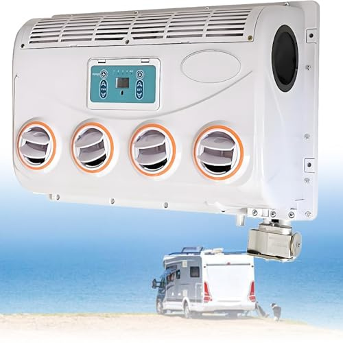 Kit de evaporador de aire acondicionado eléctrico para techo, 12 V CC para automóvil y RV, adecuado para coche y caravana
