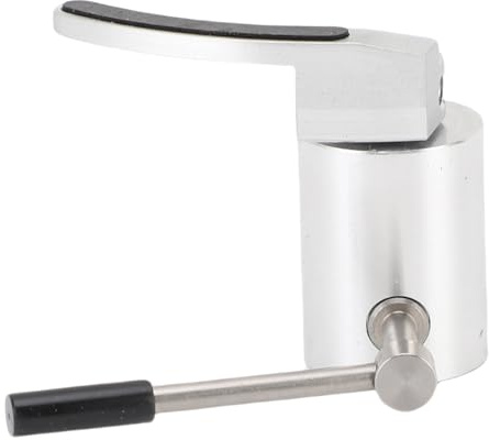 Jiawu Turntable Arm Lift Safety Riser, Accurate Arm Adjustment for Turntable, Metal Lifting Bar, Record Collector (Silver)