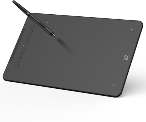 XPPen Deco MIni7W V2 Tablet Gráfica Dibujo Digital Bluetooth 5.0 | Tableta Gráfica Dibujo sin Pantalla 7 Pulgadas, 16K Niveles de Presión, Compatible con Windows macOS Android ChromeOS Linux