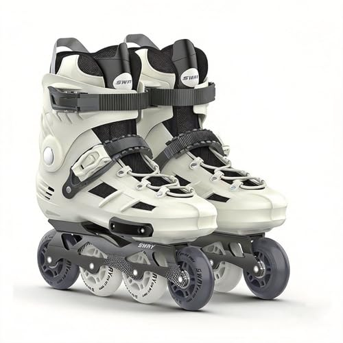 Inline Skates für Damen und Herren, Professional Fitness Inliner Skates mit ABEC-7 Kugellager, 84A PU-Rollen, Atmungsaktives Waschbares Innenfutter