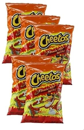 Cheetos Flamin' Hot Crunchy 2.0 Oz (Pack Of 5)